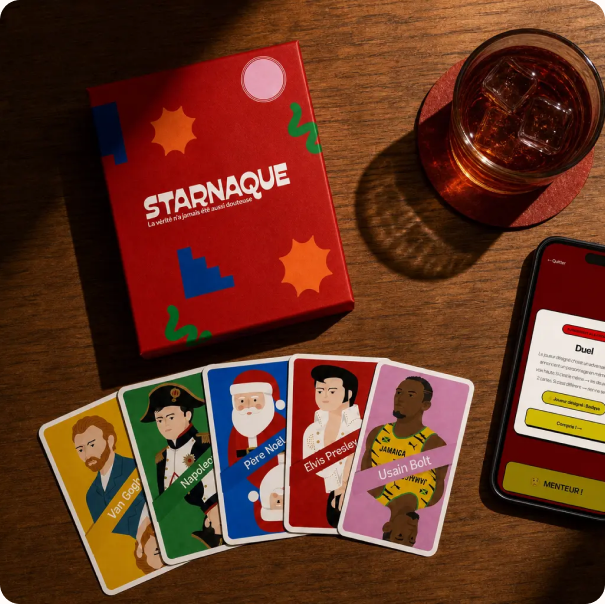 La boîte Starnaque et l'application